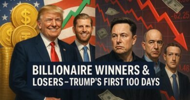 Billionaire Winners & Losers of Trump's First 100 Days
