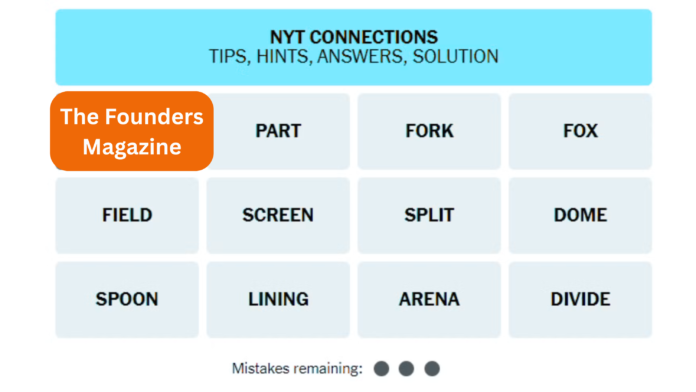 NYT Connections Hint for July 11