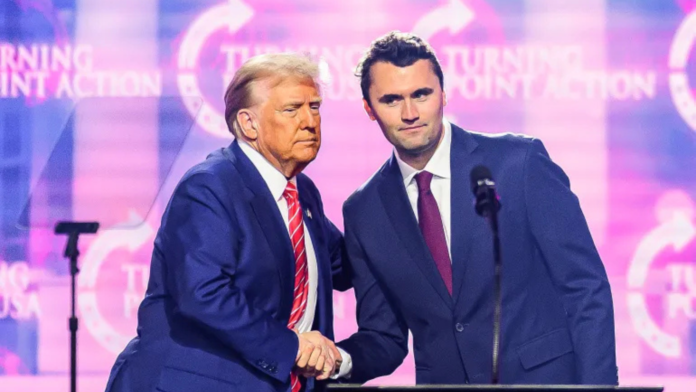 Charlie Kirk with Donald Trump