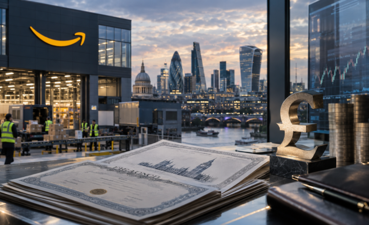Amazon to Raise $5.8 Billion in First Sterling Bond Sale