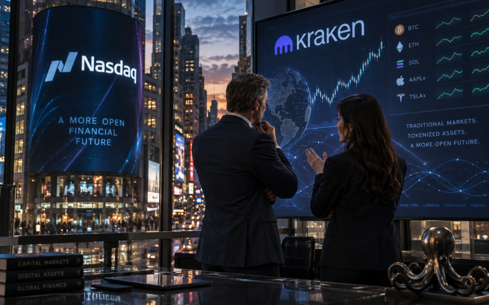 Nasdaq Invests $100 Million in Kraken Parent Payward